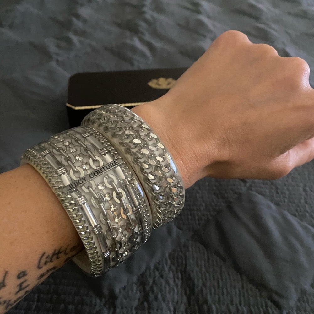 Juicy Couture bangle set.